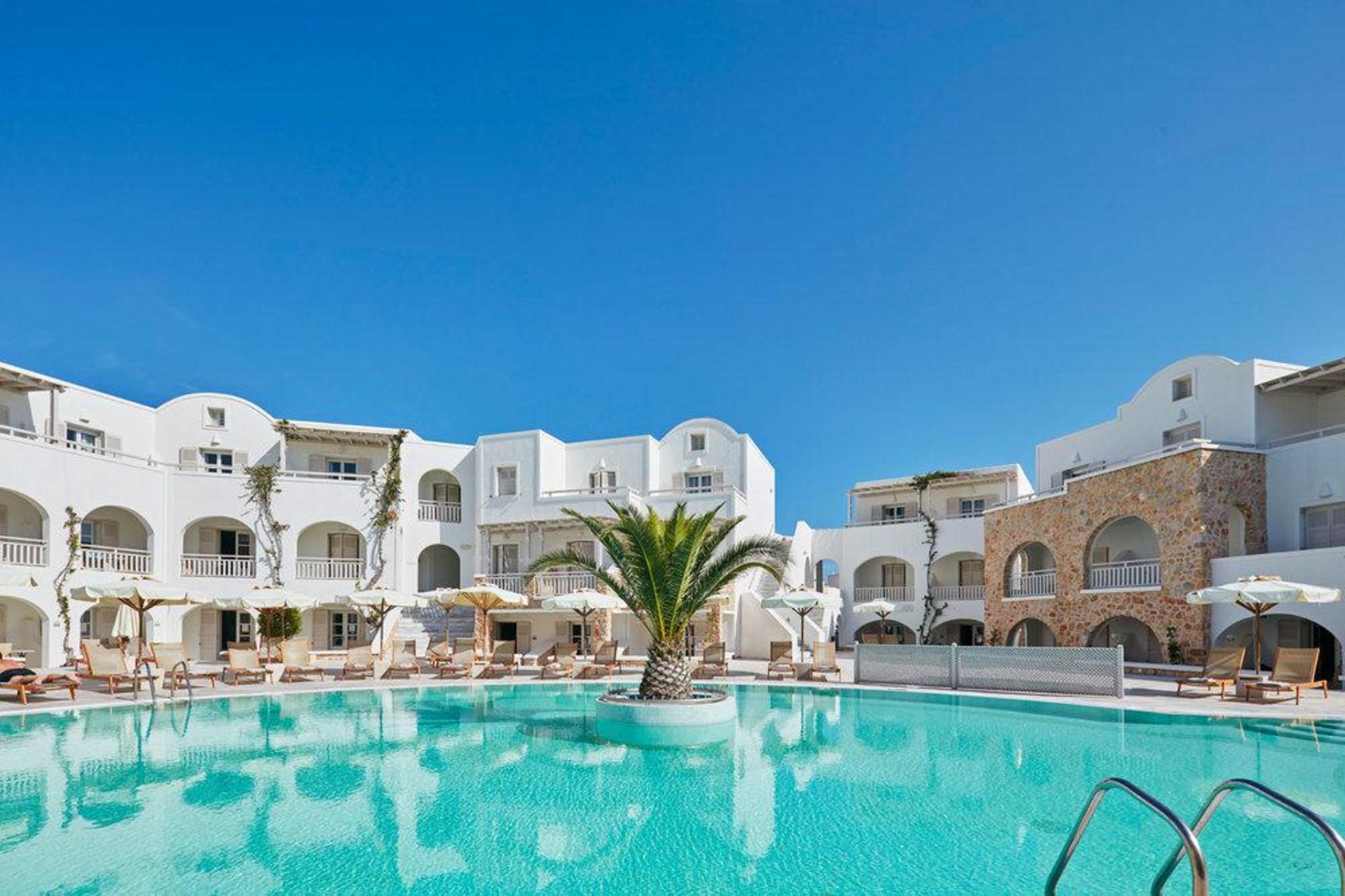 Aegean Plaza Hotel Камарі Екстер'єр фото